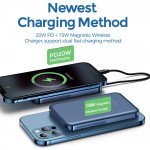 Wholesale Magnetic Wireless Portable Power Bank,15W/20W Fast Charging USB-C Mag-Safe Charger, External Battery Compatible for iPhone 12 Models and All Phones 5000 mAh (Black)